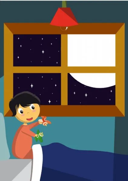 Antes de Dormir - Cuento Ahí viene, ahí viene. ¡Me va a apagar la luz!