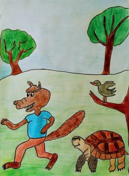 Cuento infantil La Tortuga y el Zorro de Antes de Dormir