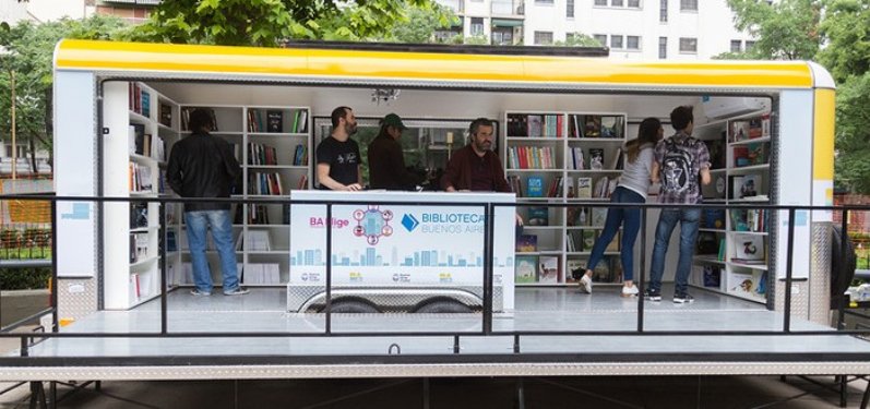 El Libro Móvil recorrerá barrios de Buenos Aires