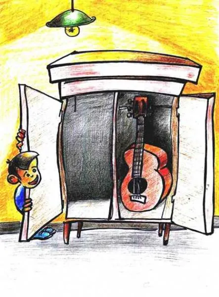 La guitarra en el ropero